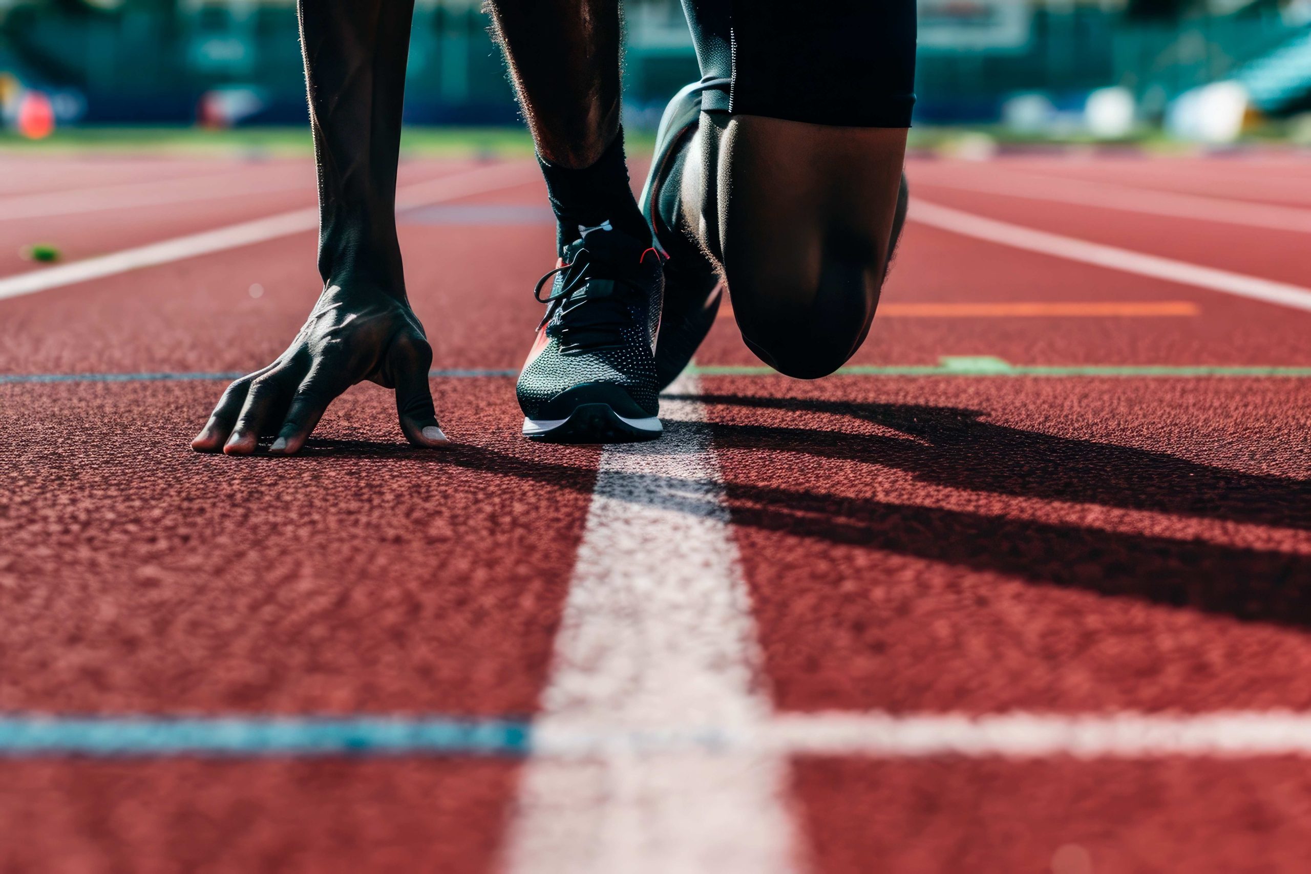 Alta Performance otimizado athlete prepared run athletics track